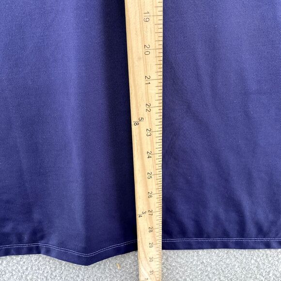 Greyson Golf Polo Shirt Mens Medium Blue Purple Preppy Performance Office Sports - Picture 6 of 9